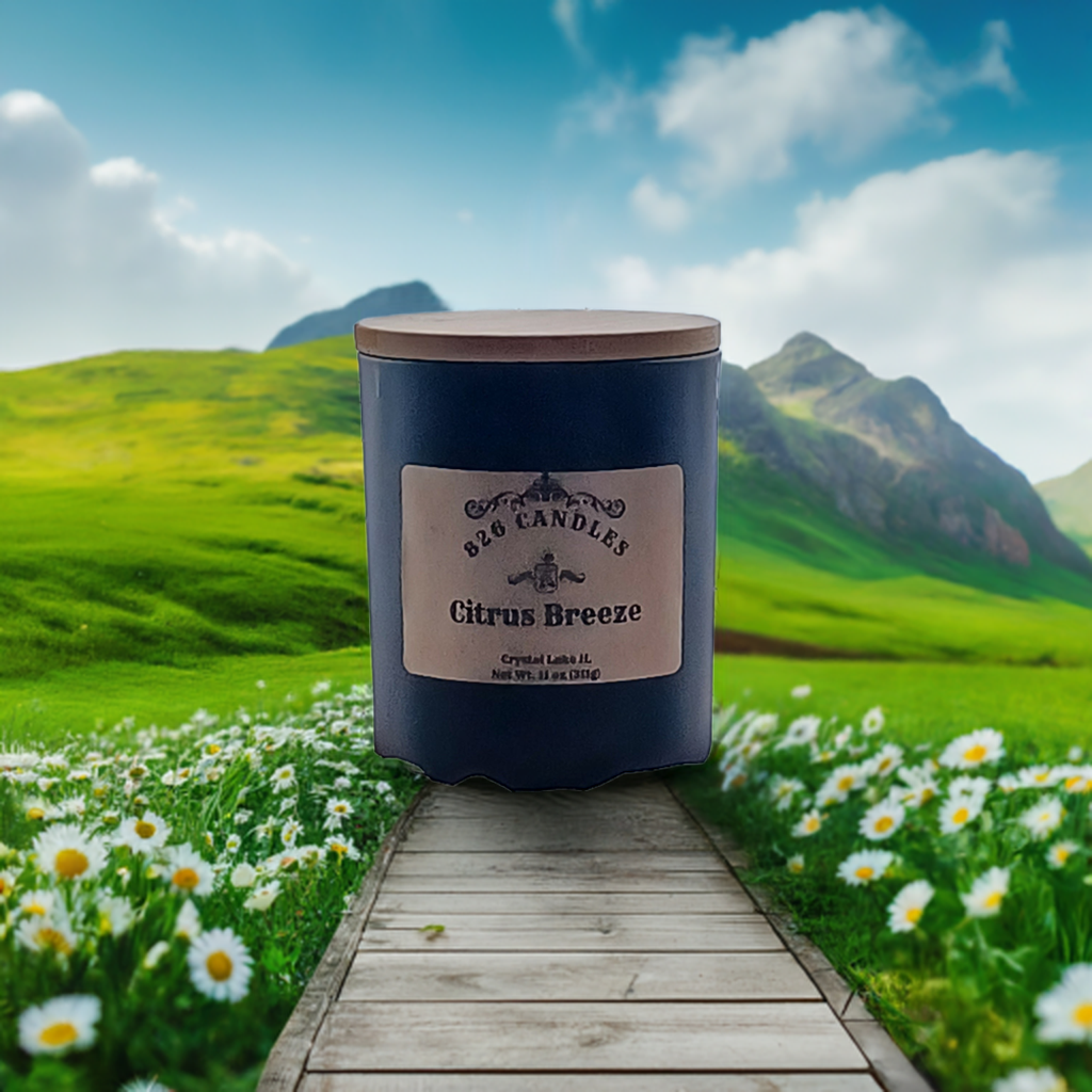 11 oz candle scented Citrus Breeze