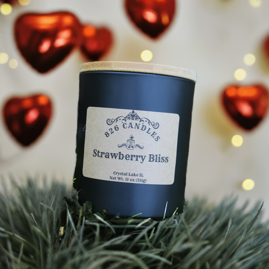 11 oz Strawberry Bliss scented candle