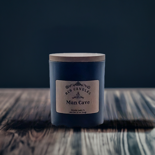 11 oz 'Man Cave' scented candle - a masculine fragrance, perfect as a gift for him.