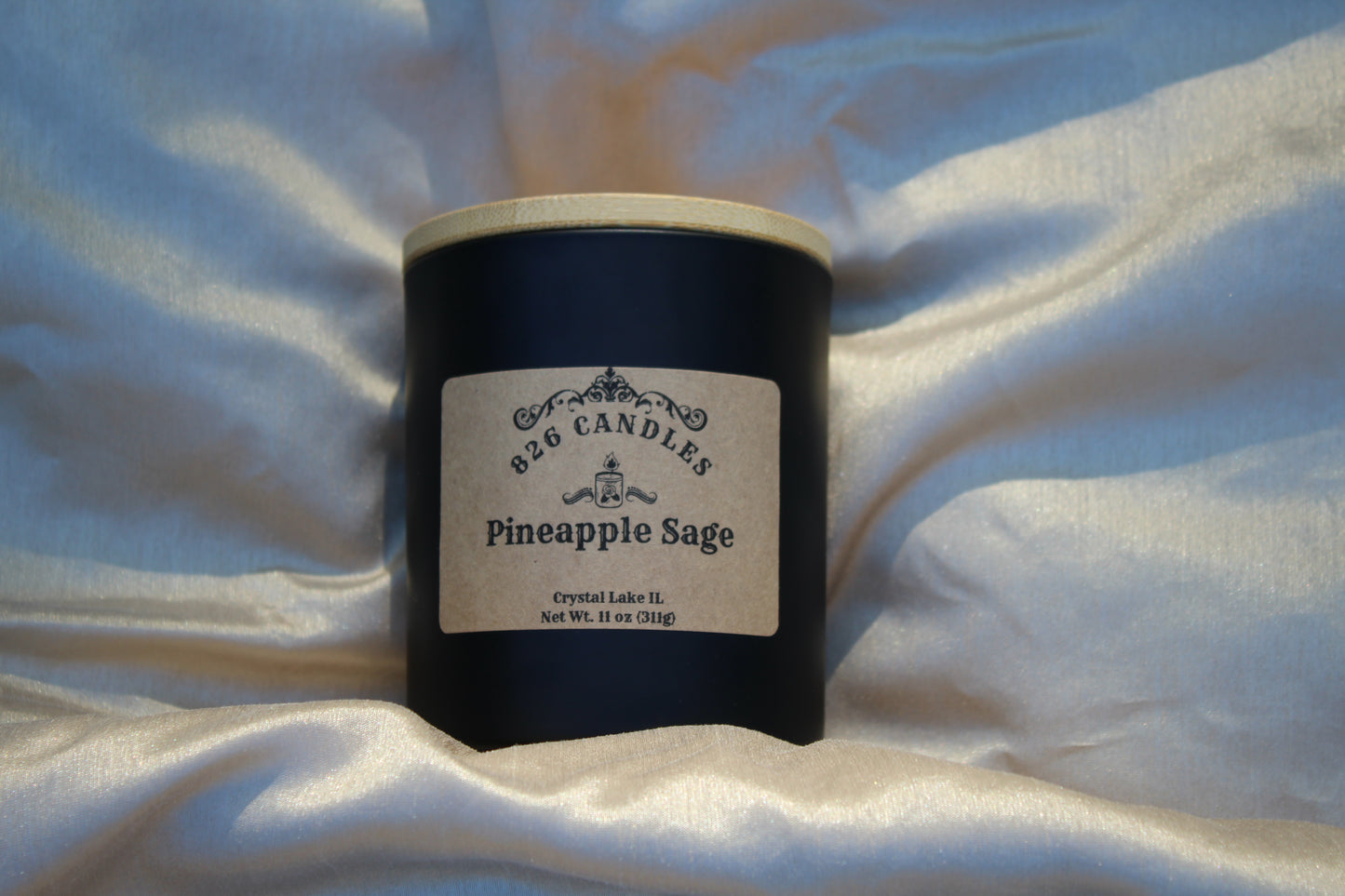 Pineapple and Sage scent, 11 oz candle gifts for her, gift for mom, gifts for him, home decor, tropical scent.