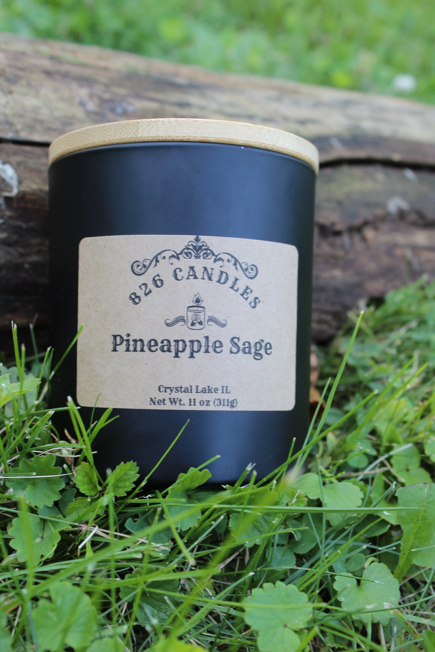 Pineapple and Sage scent, 11 oz candle gifts for her, gift for mom, gifts for him, home decor, tropical scent.