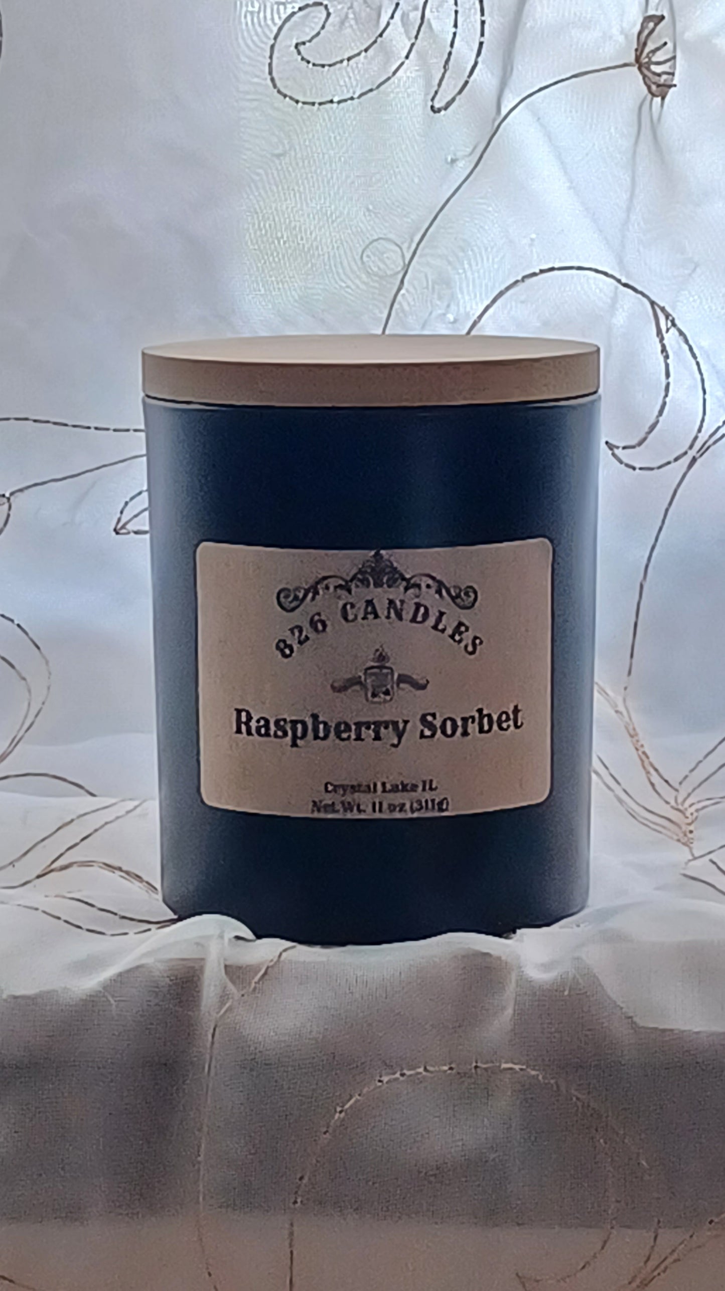 Raspberry Sorbet scented 11 oz candle, gift for her, gift for mom, best friend gift.